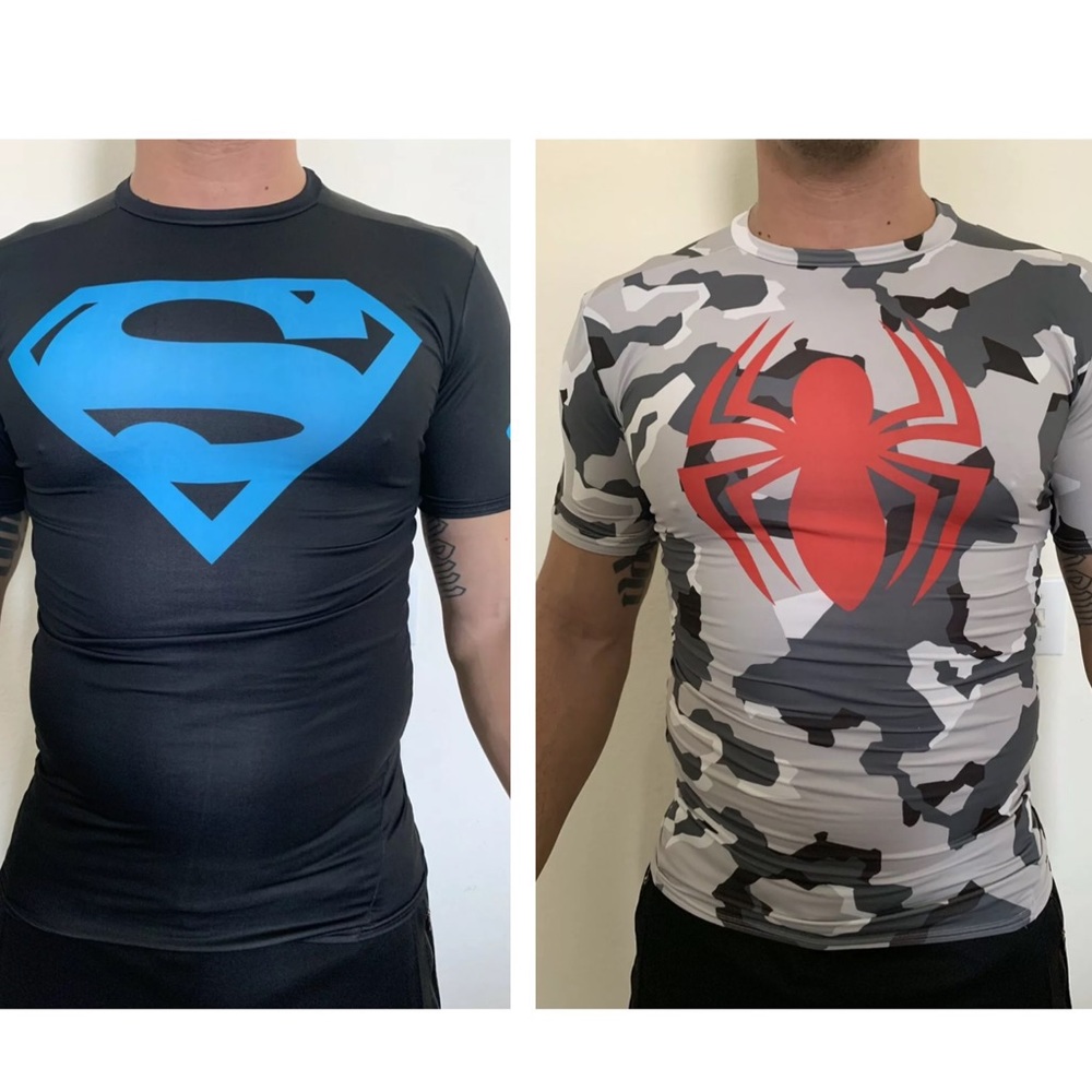 Lot of 12 men’s gym shirts all large